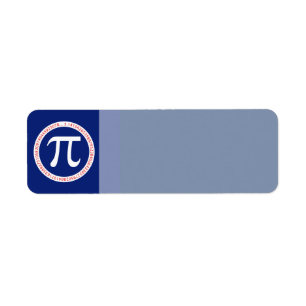 Etiqueta Anillo del pi en azules marinos