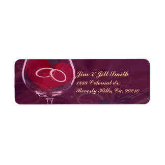 Etiqueta Anillos De Vino Boda