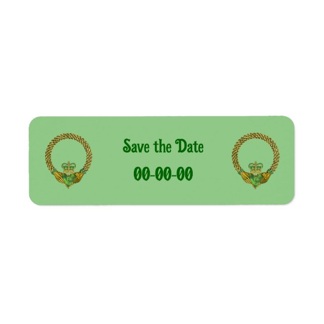 Etiqueta Anillos irlandeses (Frente)