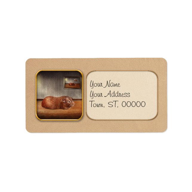 Etiqueta Animal - El cuy (Frente)