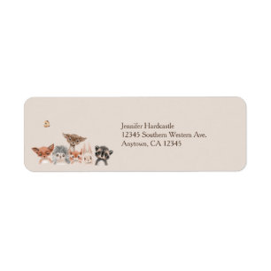 Etiqueta Animales de Woodland