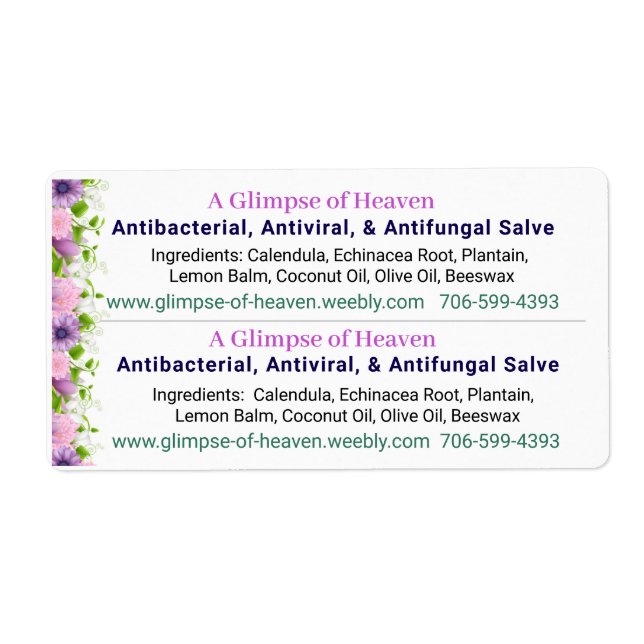 Etiqueta Anti-back de tamaño medio (Frente)