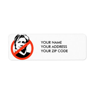 ETIQUETA ANTI-HILLARY CLINTON -