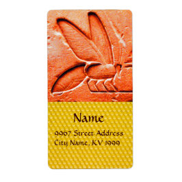 ETIQUETA ANTIQUE EGYPTIAN HONEY BEE BEEKEEPER