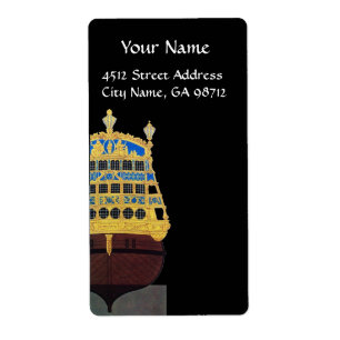 ETIQUETA ANTIQUE GALLEON