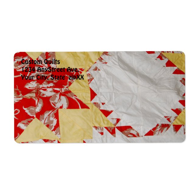 Etiqueta Antique Quilt (Frente)