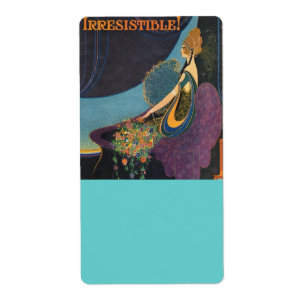 Etiqueta Anuncio de Art Deco Mavis Perfume