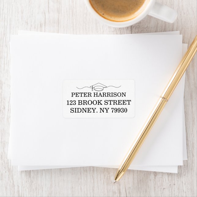 Etiqueta Anuncios e invitaciones de graduación personalizad (In situ)