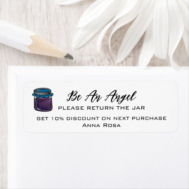 Etiqueta *~* AP30 DESCUENTO PROMO de devolución Mason Jar (In situ)