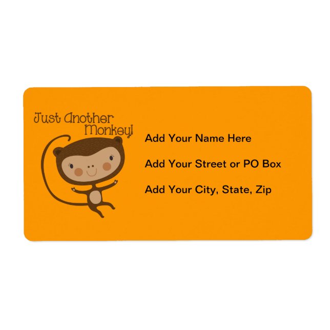 Etiqueta Apenas otro mono (Frente)