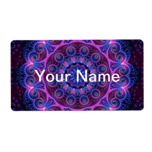 Etiqueta Apofisis Kaleidoscope Mandala Corazones + texto