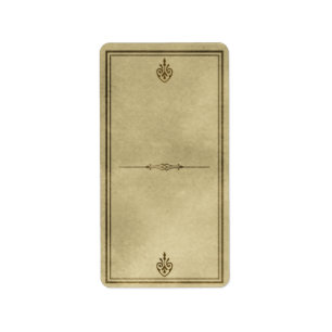 Etiqueta apotecaria de publicaciones medianas