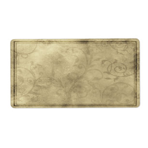 Etiqueta apotecaria romántica horizontal