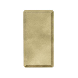 Etiqueta apotecaria vertical media