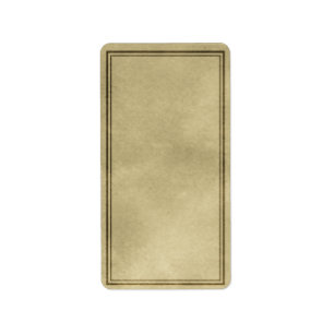 Etiqueta apotecaria vertical media