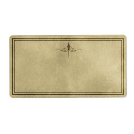 Etiqueta apoteórica de elegancia simple