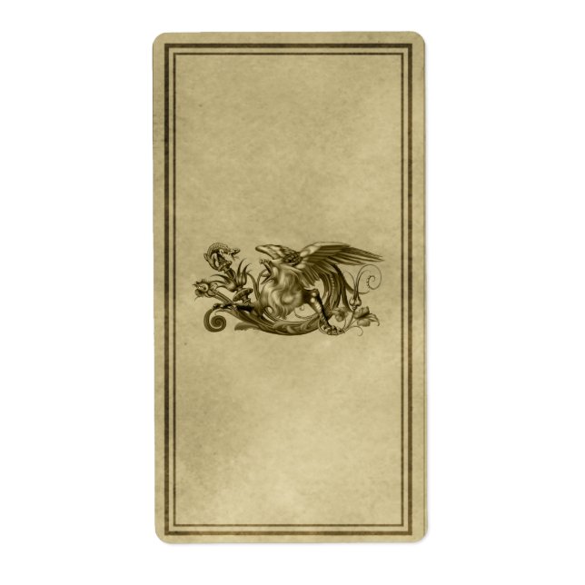 Etiqueta apoteórica de Griffin (Frente)