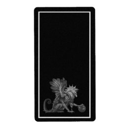 Etiqueta apoteórica de Griffon negro