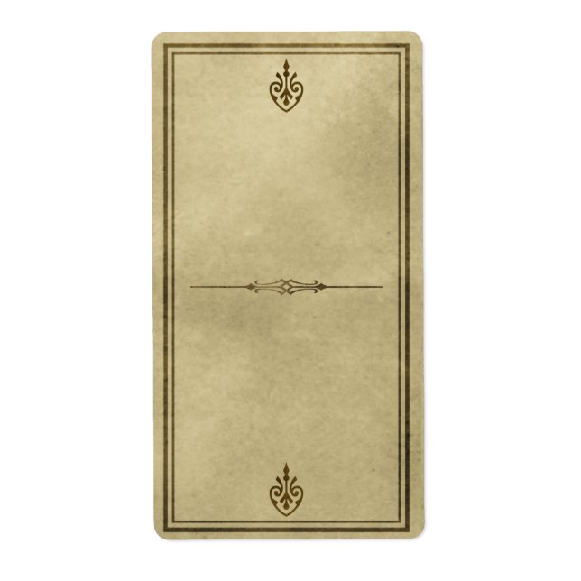 Etiqueta apoteórica de publicaciones (Frente)