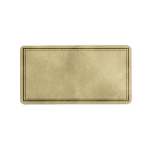 Etiqueta apoteórica horizontal media