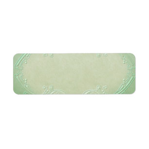 Etiqueta apoteórica verde de Bonito pequeña