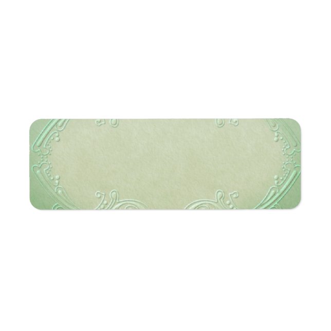 Etiqueta apoteórica verde de Bonito pequeña (Frente)