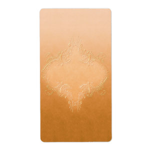 Etiqueta apothecar del Naranja bonito