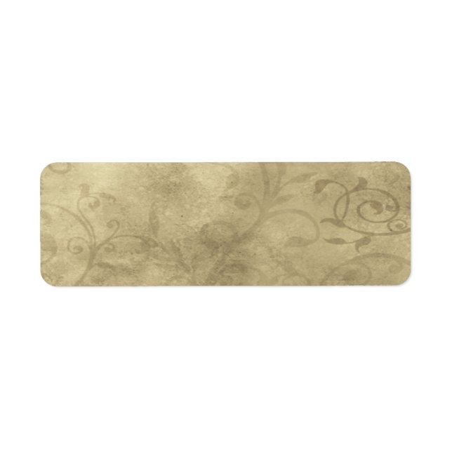 Etiqueta apothecar del Papiro elegante pequeño (Frente)