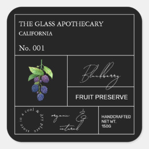 Etiqueta Apothecary Blackberry