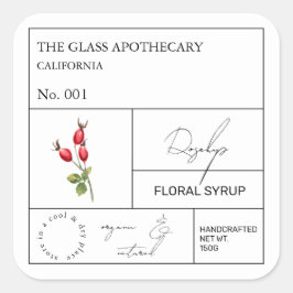 Etiqueta Apothecary Rosehip
