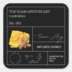 Etiqueta Apothecary Turmeric Infused Honey
