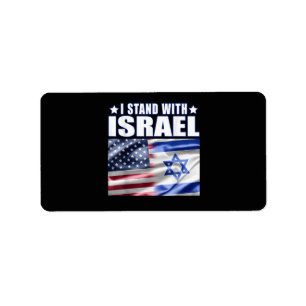 Etiqueta Apoyo a Israel Estoy con Israel