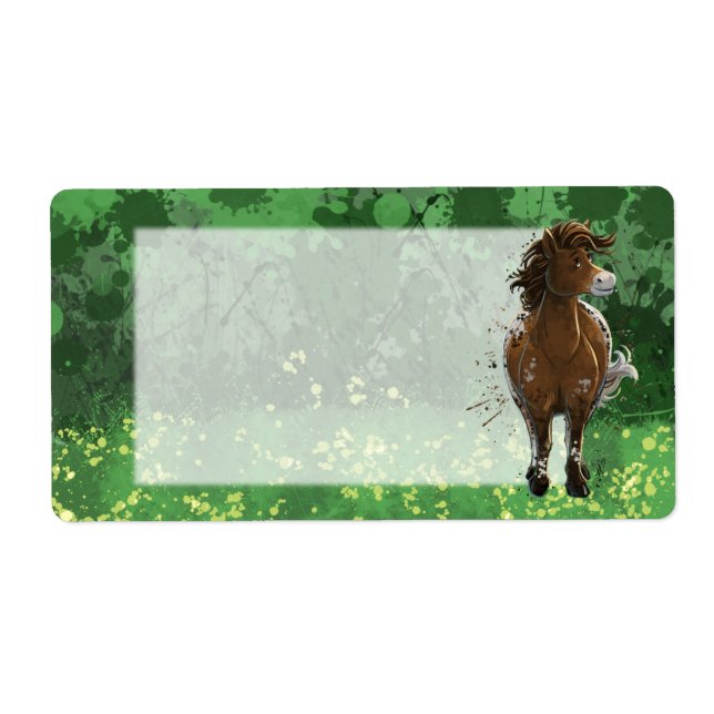 Etiqueta Appaloosa Pony (Frente)