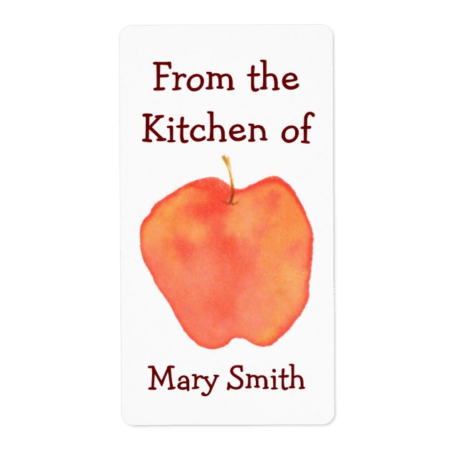 Etiqueta Apple (Frente)