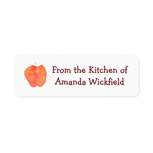 Etiqueta Apple Kitchen (Frente)