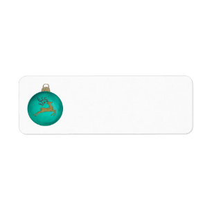 ETIQUETA AQUAMARINE CHRISTMAS BUBBLE