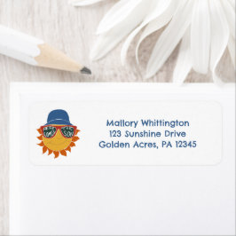 Etiqueta Aquí viene el niño bebé ducha