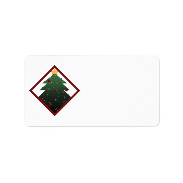 Etiqueta Árbol de Navidad (Frente)