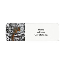 Árbol de nieve de ardilla