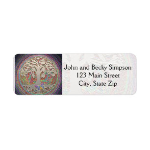 Etiqueta Árbol de oro con mantequilla