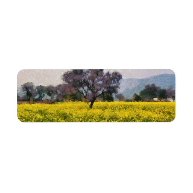 Etiqueta Árbol en visión amarilla (Frente)