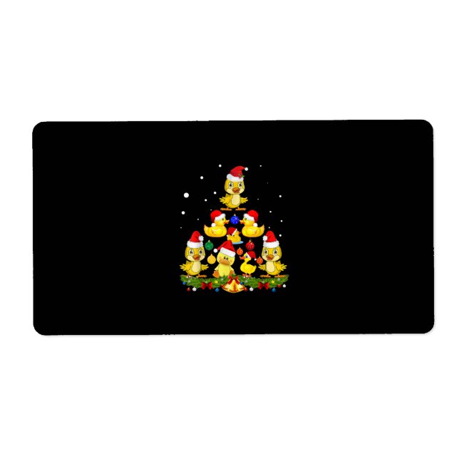 Etiqueta Árbol navideño (Frente)