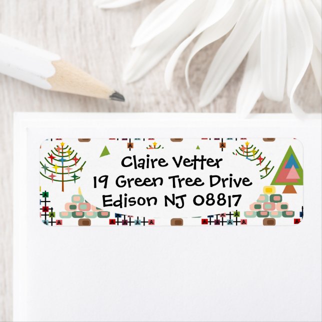 Etiqueta Árboles de navidad MCM (In situ)