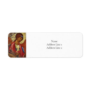 Etiqueta Arcángel Michael Icon por Andrei Rublev