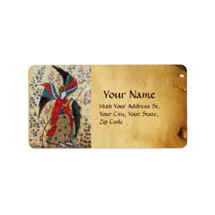 ETIQUETA ARCHANGEL RAPHAEL Y PARCHE DE PESCADO