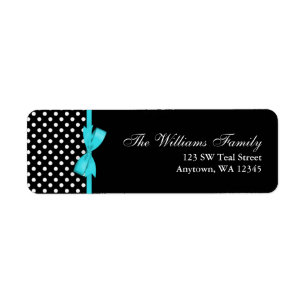 Etiqueta Arco azul y negro verde azulado del lunar