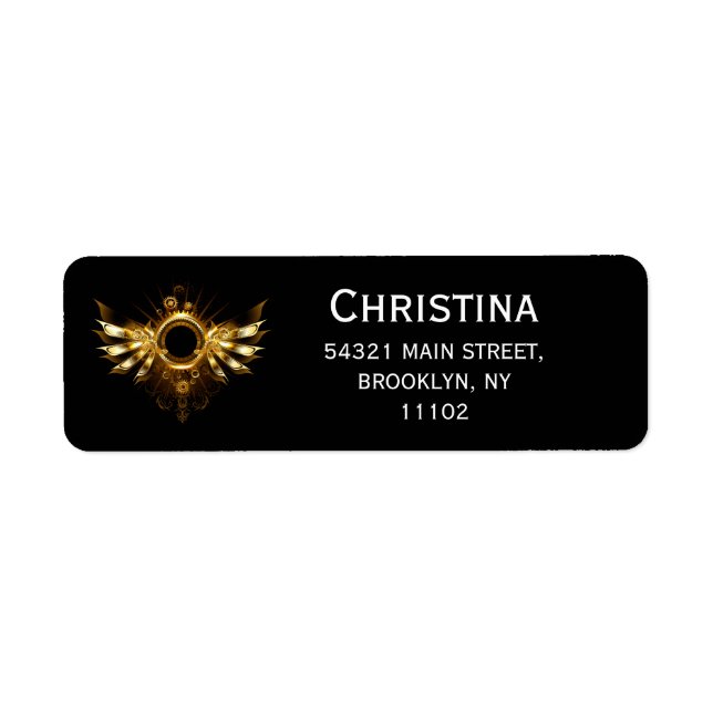 Etiqueta Areas de vapor (Frente)