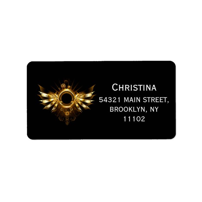 Etiqueta Areas de vapor (Frente)