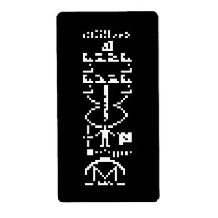 Etiqueta Arecibo Binary Message 1974