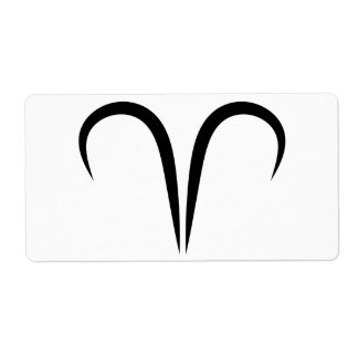 Etiqueta aries ares greek astrológico símbolo zodiac